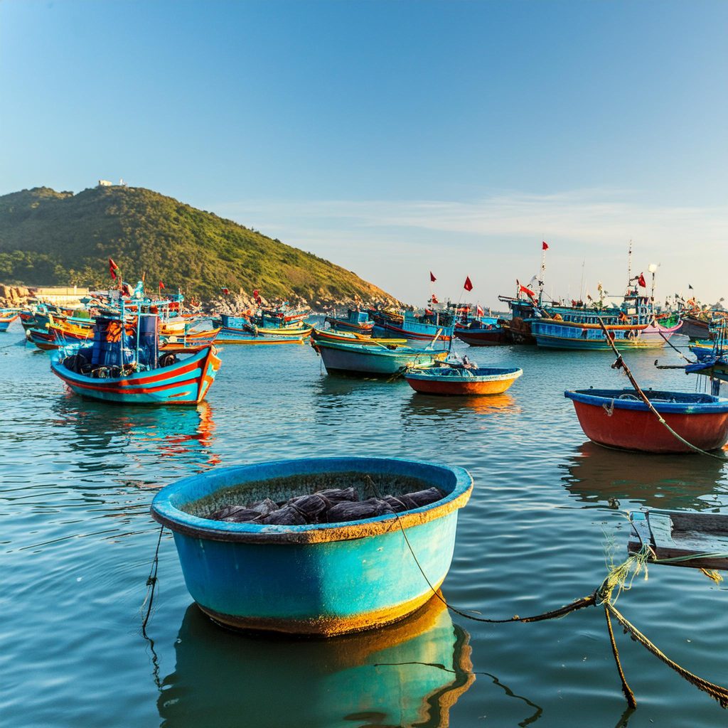 Vietnam fishing harbour
