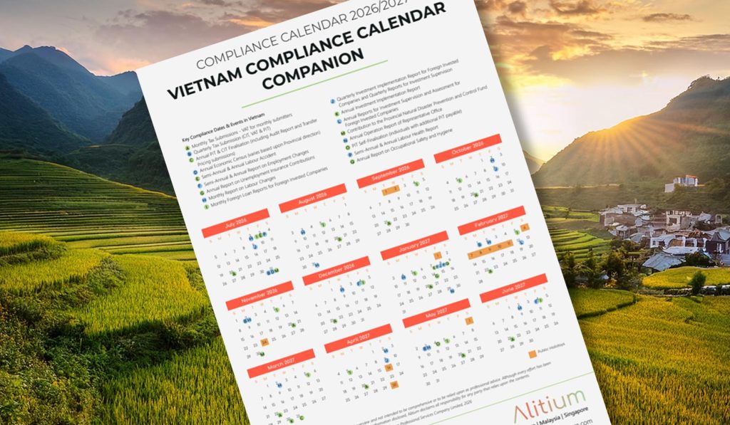 2026-2027 Vietnam Compliance Calendar