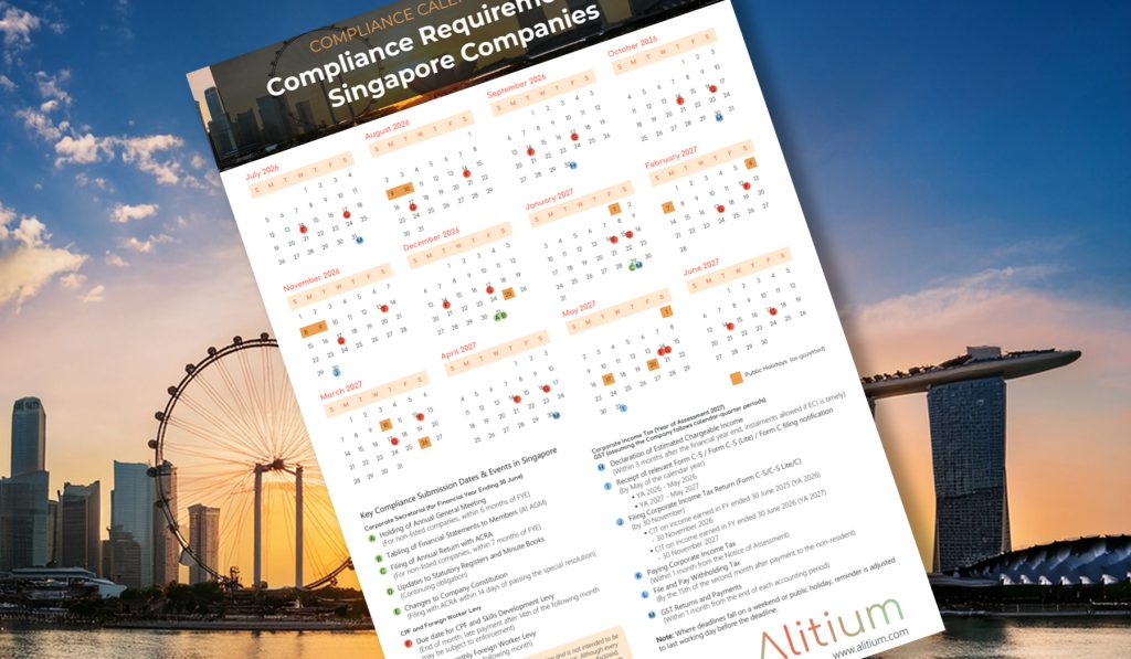 Singapore Compliance Calendar 2026/2027 | Key Corporate Deadlines