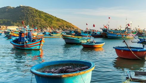 VN18 Vietnam fishing harbour