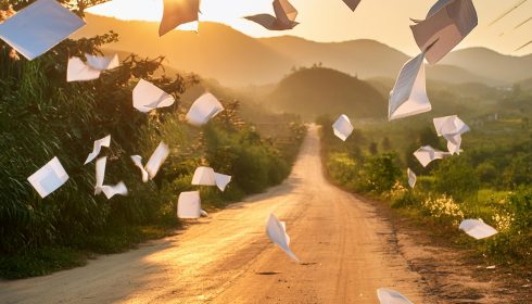 documents on dusty road Market Entry Vietnam